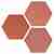 Керамогранит WOW Hexa Six Coral 14x16