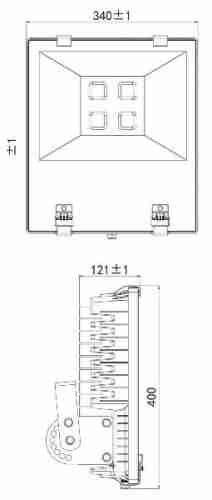 Прожектор Deko-Light Flood COB 200W 730272