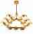 Подвесная люстра Lumina Deco Optimus LDP 6038-9 GD