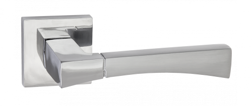 Ручки дверные PUERTO INAL 532-03 SC/CP хром матовый/хром блестящий