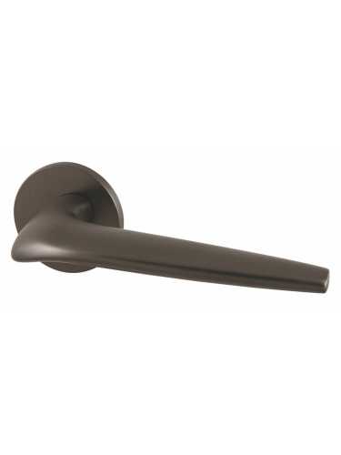 Ручка дверная Armadillo (Армадилло) межкомнатная R.URS52.TWIN (TWIN URS) BPVD-77 вороненый никель  Набор 7