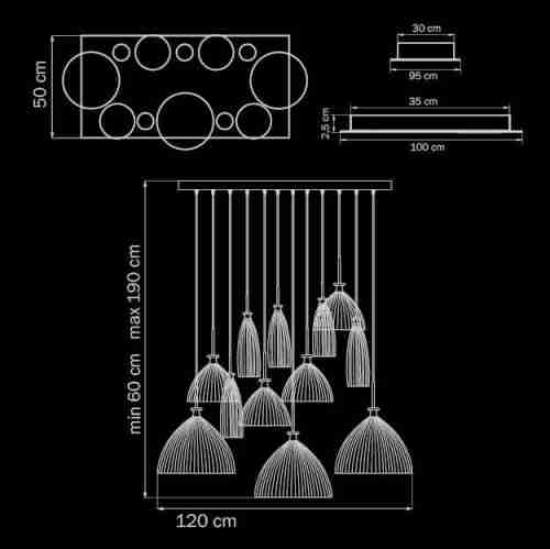 Подвесная люстра Lightstar Simple Light 810 810223