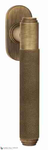 Ручка оконная Venezia "EXA ZIG" FW матовая бронза