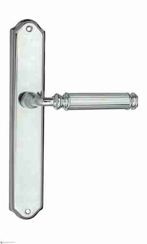 Дверная ручка Venezia "MOSCA" на планке PL02 полированный хром
