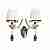 Бра Lumina Deco Dominni LDW 9268-2 GD