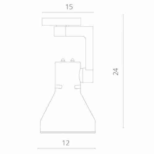 Трековый светильник Artelamp Nido A5108PL-1WH