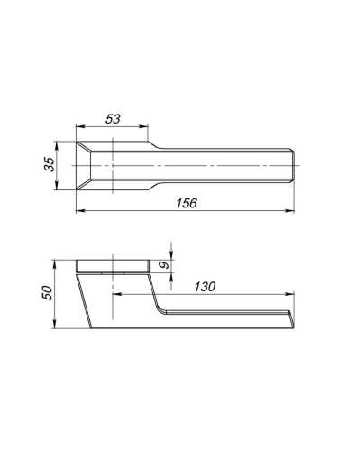 Ручка дверная Armadillo (Армадилло) межкомнатная K.UCS36.BRICK (BRICK UCS) FSG-39 флорентийское золото  Набор 6