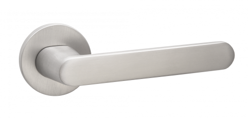 Ручка дверная "Фрапе", серия SLIM, никель супер матовый