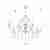Подвесная люстра Lucia Tucci Barletta 1730.15 Cream White