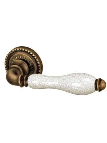 Ручка дверная Armadillo (Армадилло) межкомнатная R.CL55.Silvia (Silvia CL1) OB/CRP-213 античная бронза/кракелюр  Набор 6