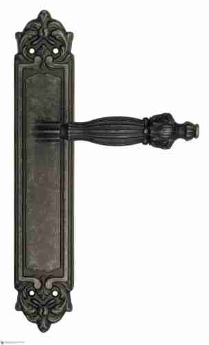 Дверная ручка Venezia "OLIMPO" на планке PL96 античное серебро