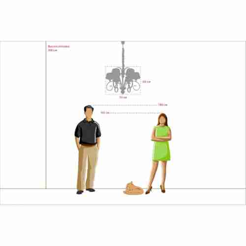 Люстра подвесная Chiaro Палермо 386013506