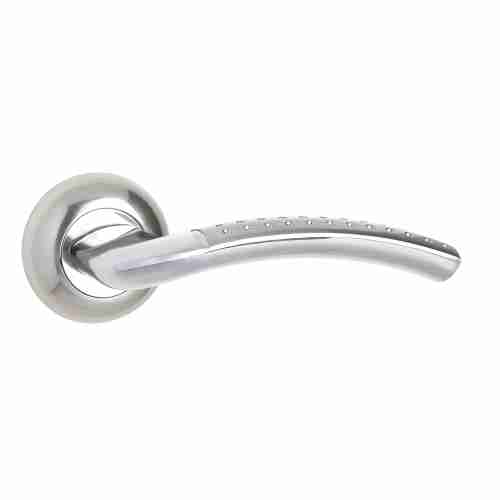 Ручка раздельная LEGENDA PR SN/CP-3 матовый никель/хром, квадрат 105мм