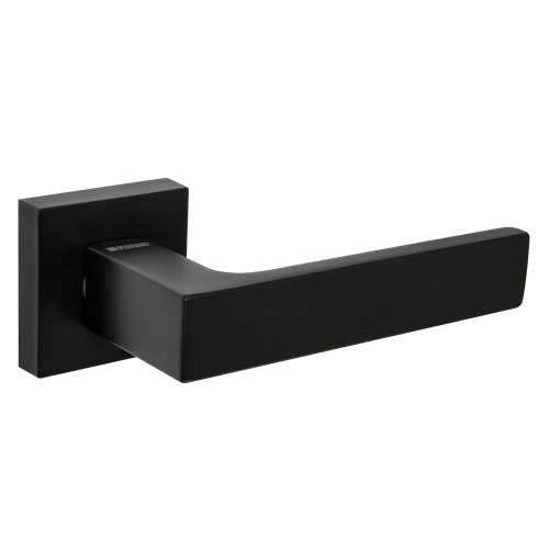 Комплект на 2 двери - Ручка Fuaro (Фуаро) раздельная K.DM51.Straight (Straight DM) BL-24 черный