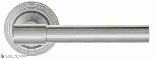 Дверная ручка на круглом основании Fratelli Cattini "UNA" D8-CS матовый хром