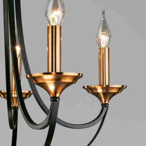 Подвесная люстра Eurosvet Lazzaro 60098/5 черный