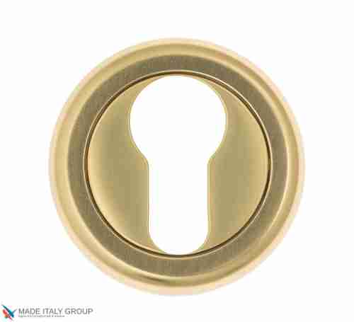 Накладка под цилиндр на круглом основании Fratelli Cattini CYL-1 D1-BS матовая латунь 2 шт.