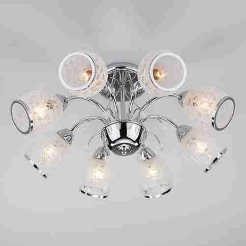 Подвесная люстра Eurosvet 30026/8 хром