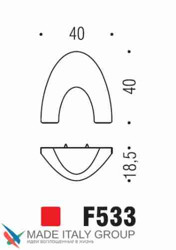 Ручка кнопка модерн COLOMBO DESIGN F533-CM матовый хром