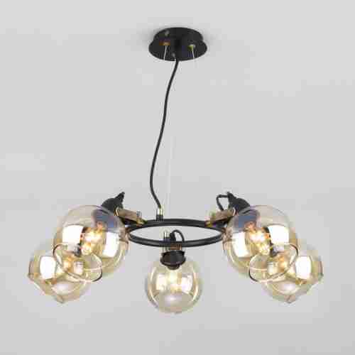 Подвесная люстра Eurosvet Mateo 70119/5 черный