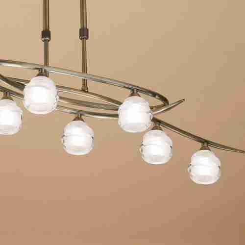 Подвесная люстра Mantra Loop Antique Brass 1820