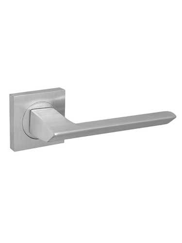 Ручка дверная Fuaro (Фуаро) межкомнатная K.KM52.SAMPLE (SAMPLE KM) SSC-16 сатинированный хром  Набор 8