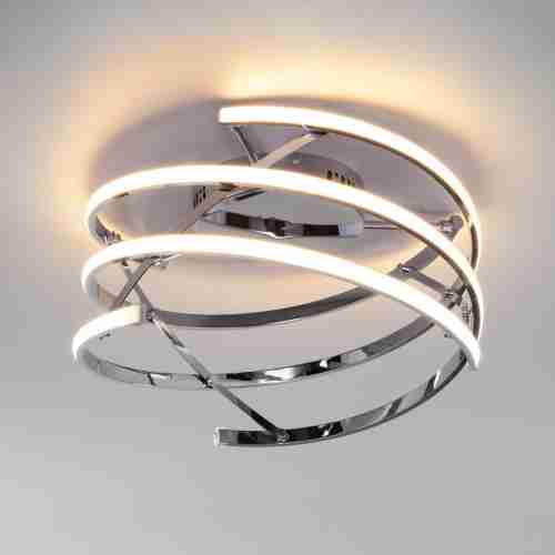 Потолочный светодиодный светильник Eurosvet Breeze 90229/3 хром