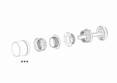 Ручка поворотная BK6.K.ART30 BL-26 черный