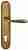 Ручка дверная Extreza ALDO (Альдо) 331 на планке PL05 CYL матовая бронза F03