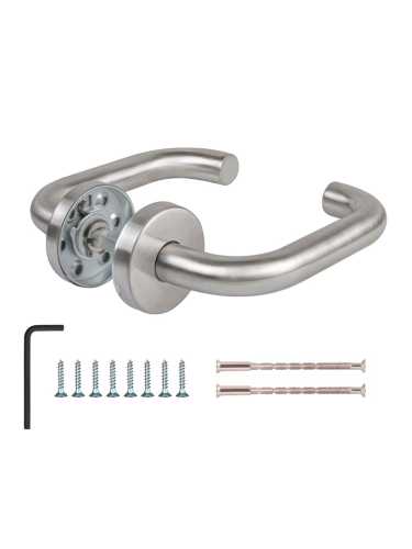 Ручка Fuaro (Фуаро) раздельная R.DSS201-0203/19 (9х125 мм) INOX 201