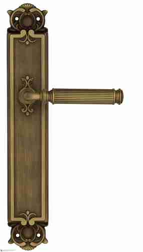 Дверная ручка Venezia "MOSCA" на планке PL96 матовая бронза