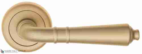 Дверная ручка на круглом основании Fratelli Cattini "TOSCANA" D1-BS матовая латунь