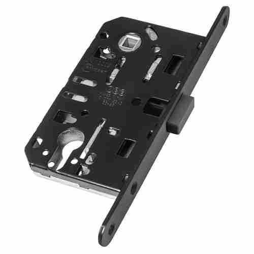 Замок межкомнатный магнит. под цил. MEDIANA POLARIS B06103.50.93.567 с отв. планк B02402.05 (черный)