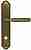 Ручка дверная Extreza BENITO (Бенито) 307 на планке PL03 WC матовая бронза F03