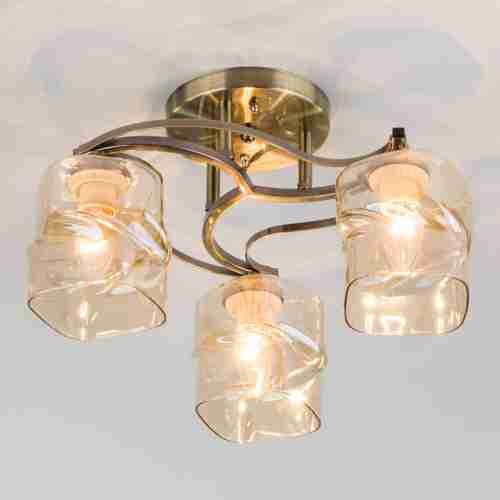 Потолочная люстра Eurosvet 30158/3 античная бронза