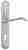 Ручка дверная Extreza AGATA (Агата) 310 на планке PL01 CYL матовый хром F05