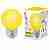 Лампа светодиодная Volpe E27 1W желтая LED-G45-1W/YELLOW/E27/FR/С UL-00005649