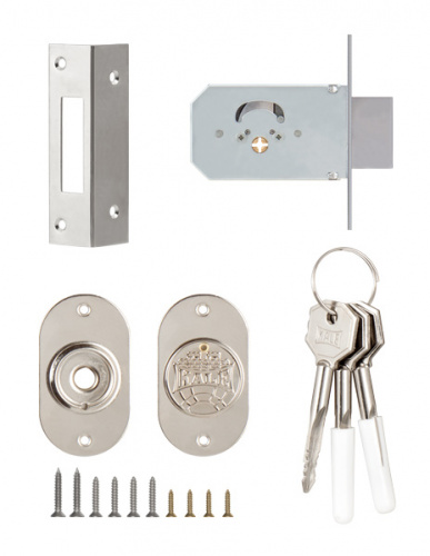 Замок врезной крестообразный KALE KILIT 156/F (45 mm), 3 кл.