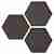 Керамогранит WOW Hexa Six Graphite 14x16