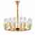 Подвесная люстра Lumina Deco Donatti LDP 8011-16 F.GD