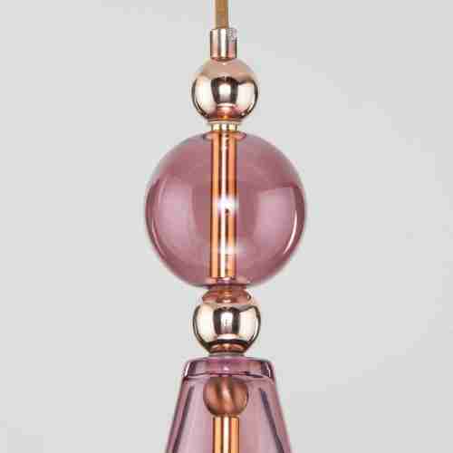 Подвесной светильник Eurosvet Ilario 50202/1 пурпурный