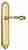 Дверная ручка Venezia "GIFESTION" на планке PL98 полированная латунь