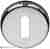 Накладка под ключ на круглом основании Colombo CD1063G-CM матовый хром