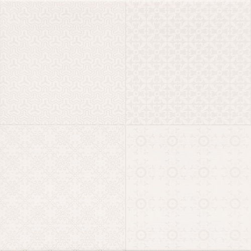 Плитка керамическая Cristacer (Cristal ceramica) Retro Blanco вид 1 из микса настенная 45х45