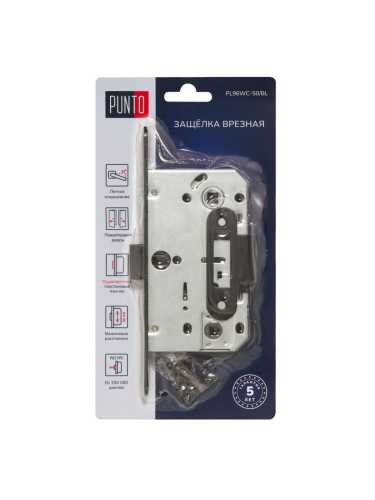 Защелка врезная PL96WC-50/BL SN (мат.никель)