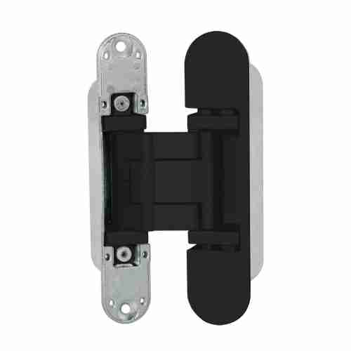 Комплект 6 шт. - Петля дверная скрытой установки AGB E30200.64.93 черный ECLIPSE 4.1 + 4 накладки в комплекте