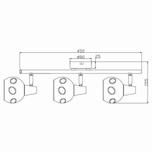 Спот Rivoli Nioba 7030-703 Б0047104
