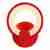 Бра iLedex Ring A001/1 Red