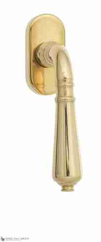 Ручка оконная Fratelli Cattini "TOSCANA" FW 7-OLV полированная латунь