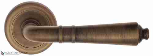 Дверная ручка на круглом основании Fratelli Cattini "TOSCANA" D1-BY матовая бронза